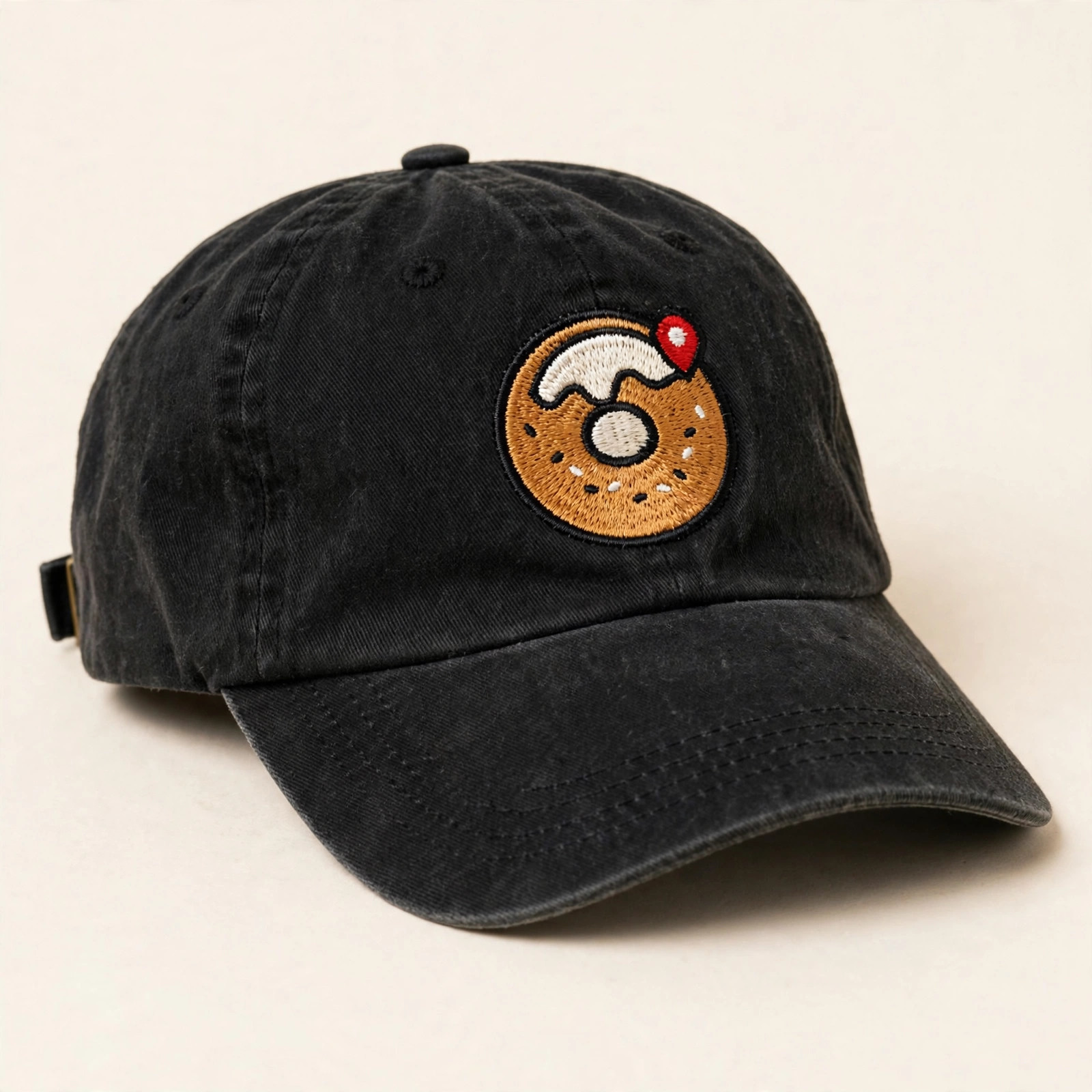 The BloNo Bagel Classic Dad Hat in Black